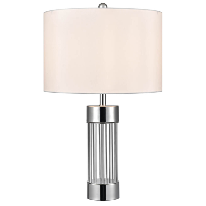 Настольная лампа с Абажуром Серебро MANTRA Table Lamp Белый Хром Настольная лампа с Абажуром Серебро MANTRA Table Lamp Белый Хром в Липецке | Loft Concept