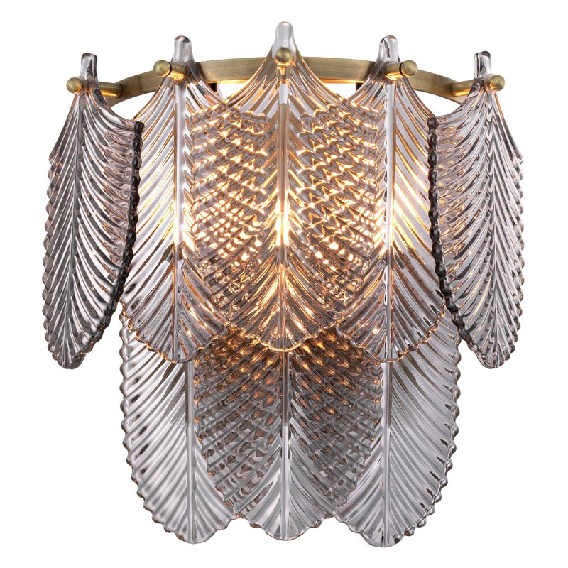 Бра Eichholtz Wall Lamp Verbier smoke Стекло Смок Латунь Бра Eichholtz Wall Lamp Verbier smoke Стекло Смок Латунь в Липецке | Loft Concept
