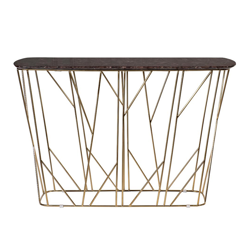 Консоль Rosalin Console Золотой Консоль Rosalin Console Золотой в Липецке | Loft Concept