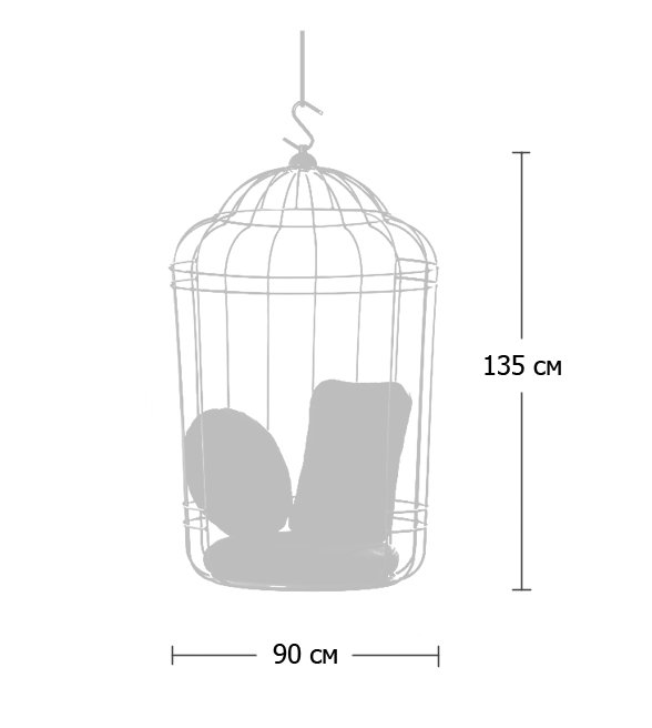 Подвесное кресло "клетка" Swing chair Cage Подвесное кресло "клетка" Swing chair Cage в Липецке