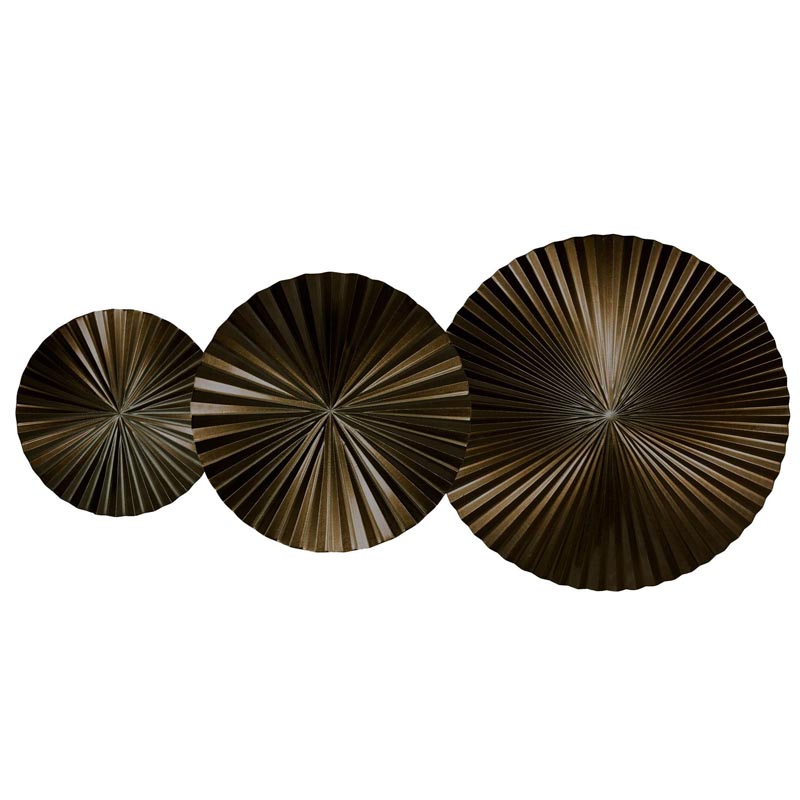 Арт-объект Apollo Brown Wall Plaque Disc 3 Коричневый Арт-объект Apollo Brown Wall Plaque Disc 3 Коричневый в Липецке | Loft Concept