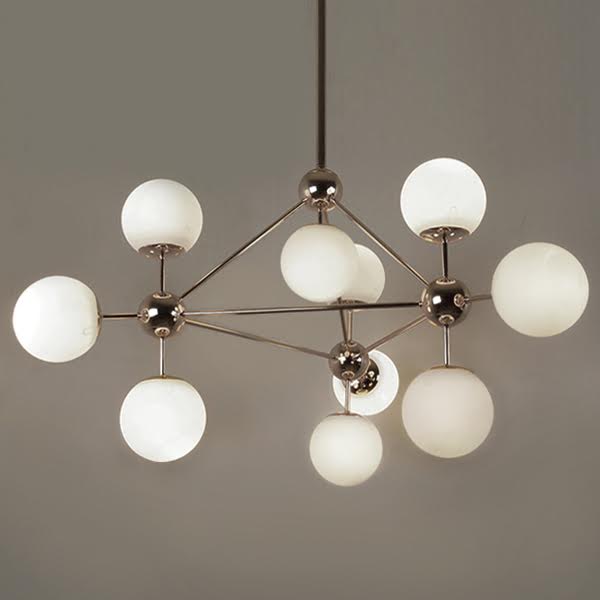 Люстра Modo Chandelier White Glass Люстра Modo Chandelier White Glass в Липецке | Loft Concept