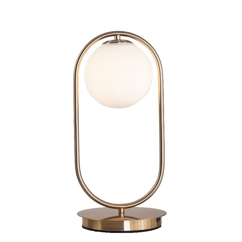 Настольная лампа CORDA TABLE LAMP Белый Латунь Настольная лампа CORDA TABLE LAMP Белый Латунь в Липецке | Loft Concept