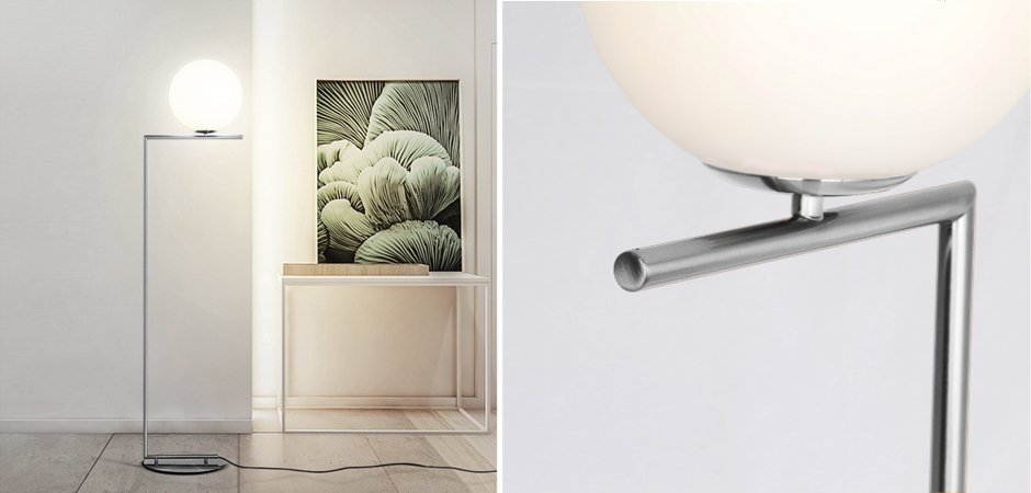 Торшер FLOS IC Lighting Flos Chrome Торшер FLOS IC Lighting Flos Chrome - Loft-Concept в Липецке