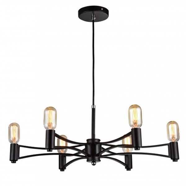 Люстра Loft Droplet Chandelier 6 Черный Люстра Loft Droplet Chandelier 6 Черный в Липецке | Loft Concept