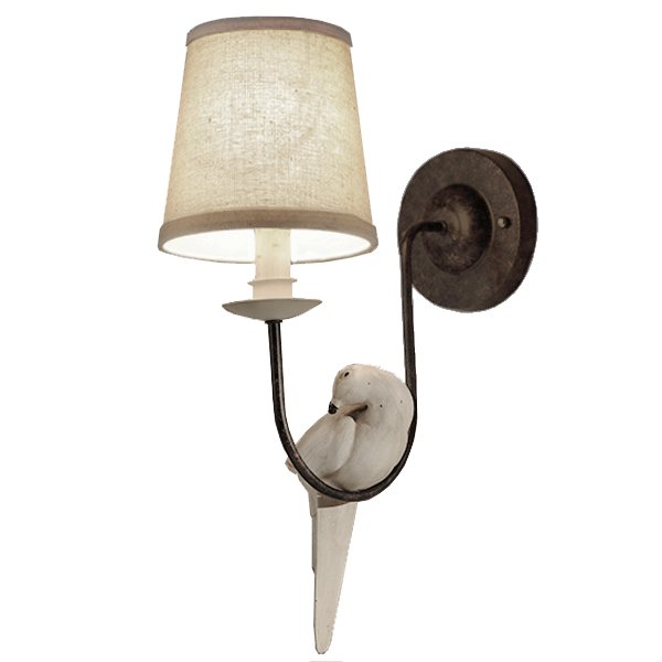 Бра Norman Bird Wall Lamp One II ivory ( слоновая кость ) Бра Norman Bird Wall Lamp One II ivory ( слоновая кость ) в Липецке | Loft Concept