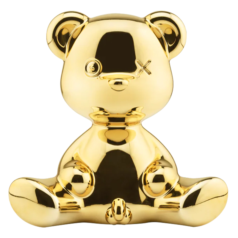 Статуэтка Teddy Boy Metal Finish with Cable Золото Глянцевое золото Статуэтка Teddy Boy Metal Finish with Cable Золото Глянцевое золото в Липецке | Loft Concept