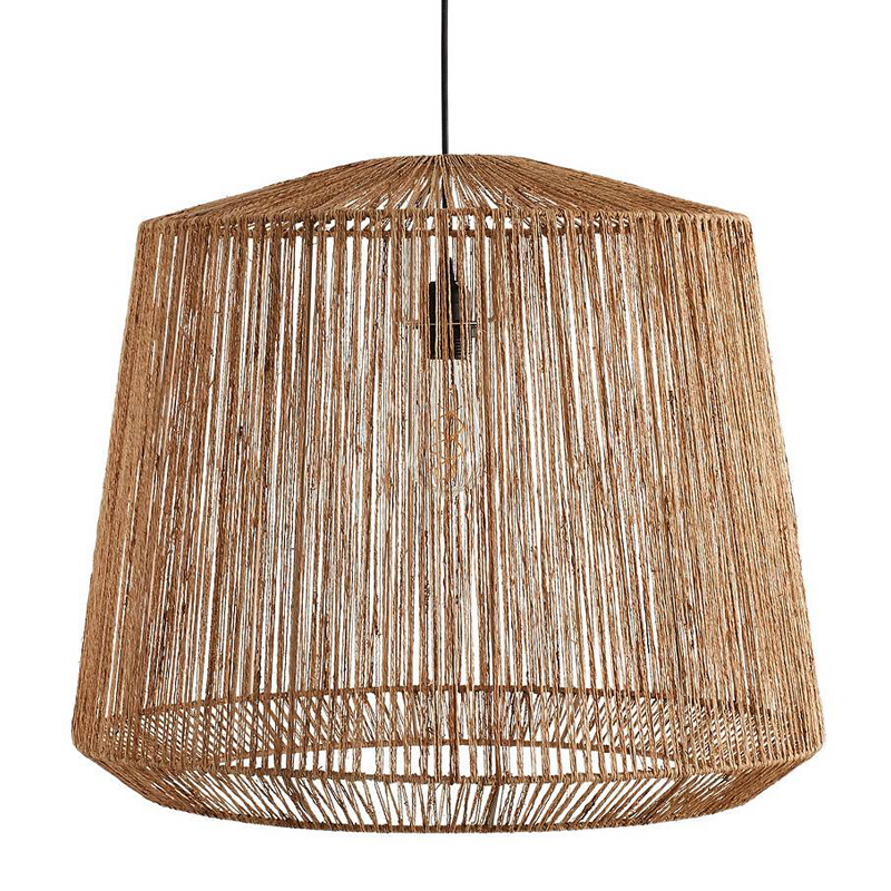 Подвесной светильник Signe Wicker Hemp Beige 59 Бежевый Подвесной светильник Signe Wicker Hemp Beige 59 Бежевый в Липецке | Loft Concept