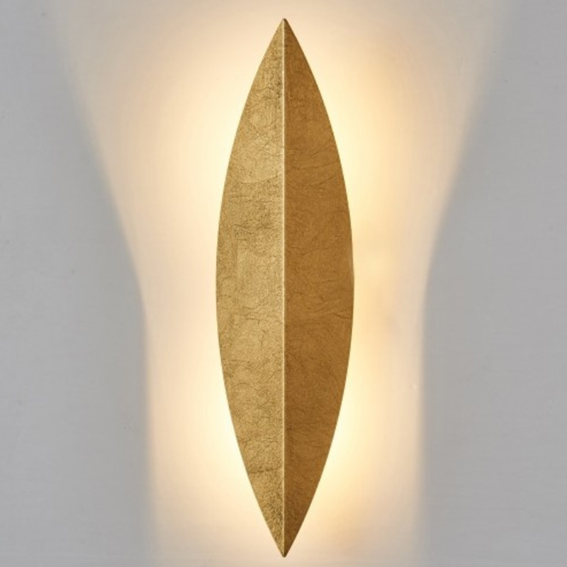 Art Deco Leaf Wall Lamp Gold Золотой Art Deco Leaf Wall Lamp Gold Золотой в Липецке | Loft Concept