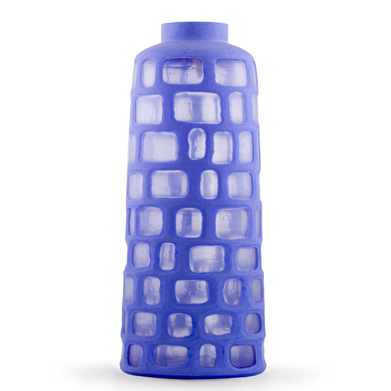 Ваза Blue Cells Vase Светло-синий Прозрачный Ваза Blue Cells Vase Светло-синий Прозрачный в Липецке | Loft Concept