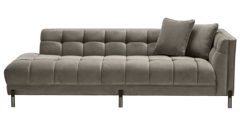 Кушетка Eichholtz Lounge Sofa Sienna Right greige - фото №2