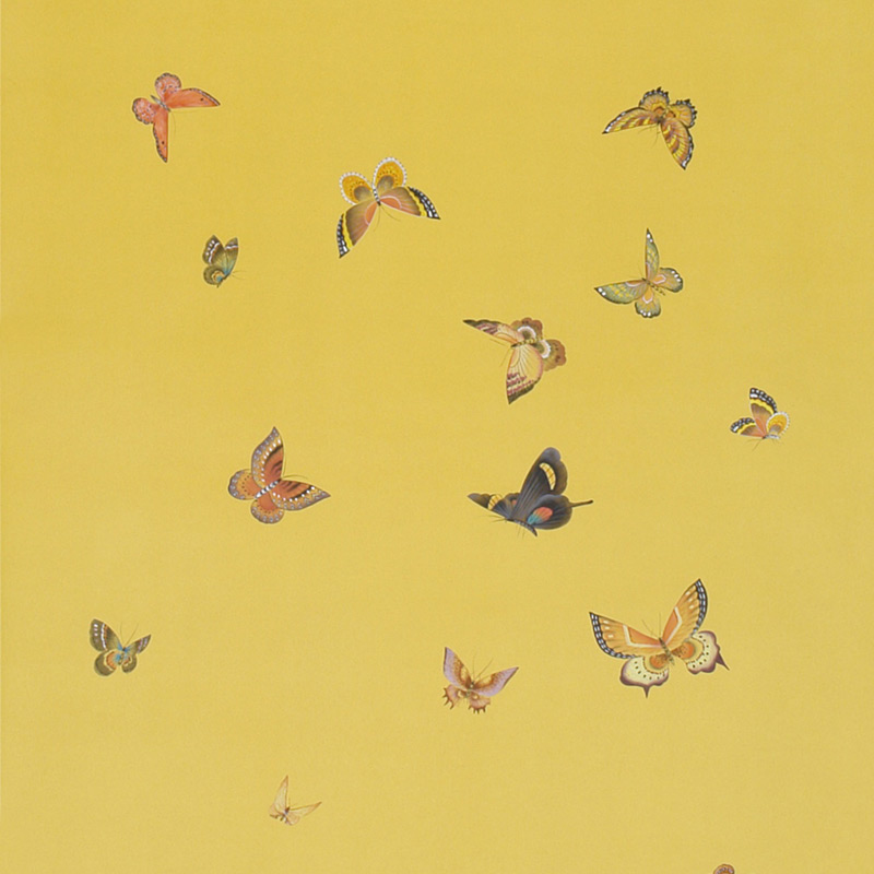 Обои ручная роспись Butterflies Monarch on dyed paper Обои ручная роспись Butterflies Monarch on dyed paper в Липецке | Loft Concept