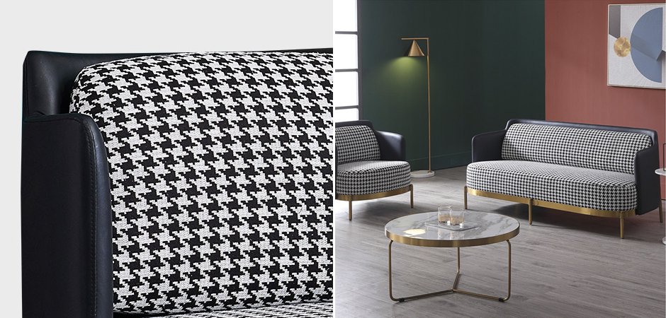 Диван Pied de poule Gray Sofa Диван Pied de poule Gray Sofa - Loft-Concept в Липецке