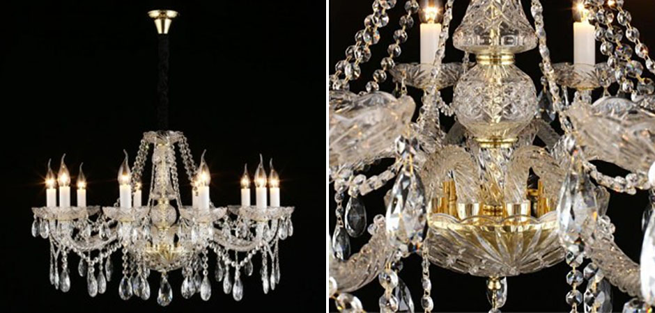 Люстра Crystal Lights Золотая Люстра Crystal Lights Золотая - Loft-Concept в Липецке
