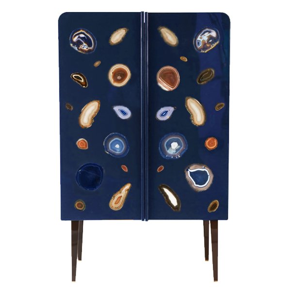 Patrick Naggar Gem Cabinet шкаф украшенный агатами Коричневый Шоколад (Chocolate) Patrick Naggar Gem Cabinet шкаф украшенный агатами Коричневый Шоколад (Chocolate) в Липецке | Loft Concept