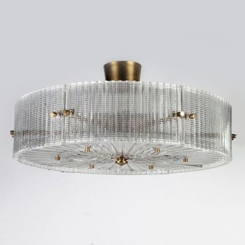 Потолочный светильник Cillian Ceiling Lamp Латунь Прозрачный Потолочный светильник Cillian Ceiling Lamp Латунь Прозрачный в Липецке | Loft Concept