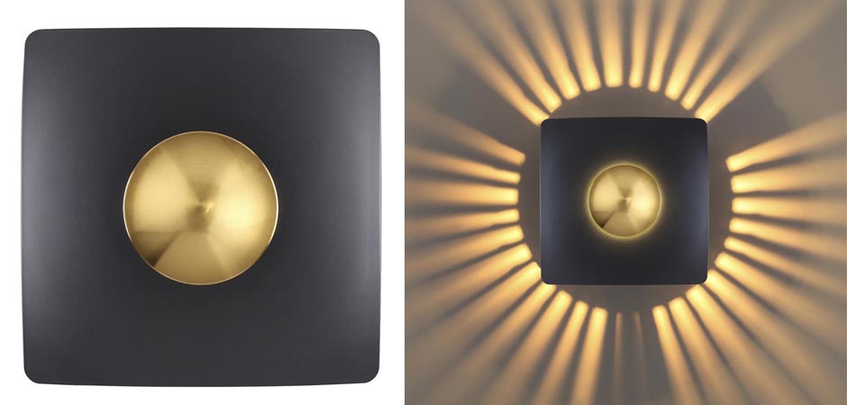 Настенный светильник Golden Mean Square - фото №1