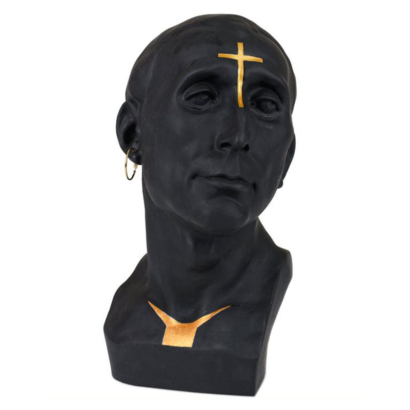 Статуэтка Bust Black Man Черный Золотой Статуэтка Bust Black Man Черный Золотой в Липецке | Loft Concept