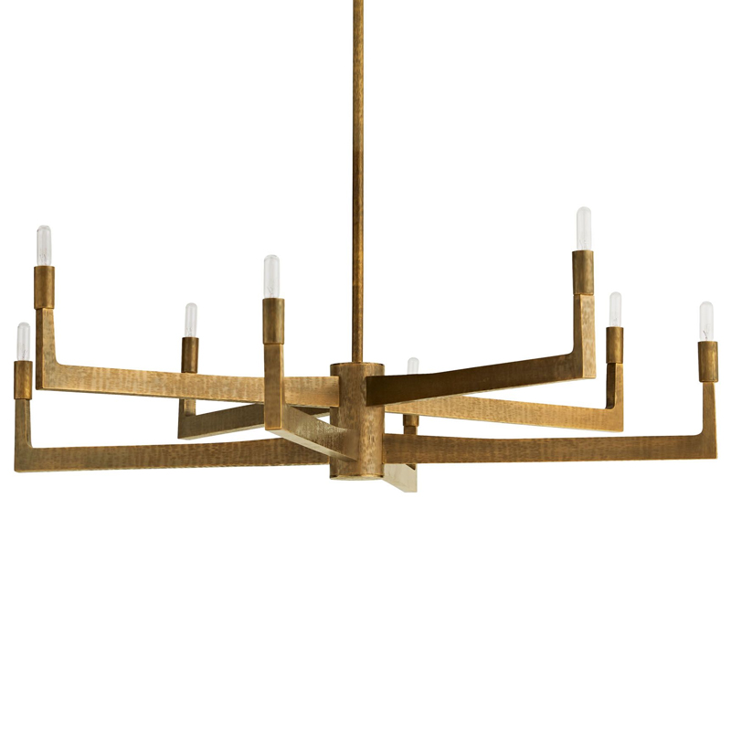 Люстра Arteriors GRIFF CHANDELIER Золотой Латунь Люстра Arteriors GRIFF CHANDELIER Золотой Латунь в Липецке | Loft Concept