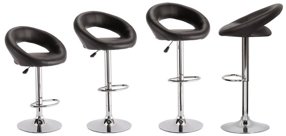 Барный стул Ring black Барный стул Ring black - Loft-Concept в Липецке
