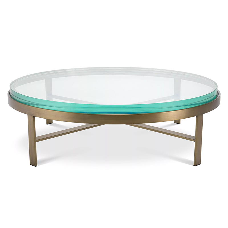 Кофейный стол Eichholtz Coffee Table Hoxton Латунь Прозрачное Стекло Бирюзовый Кофейный стол Eichholtz Coffee Table Hoxton Латунь Прозрачное Стекло Бирюзовый в Липецке | Loft Concept