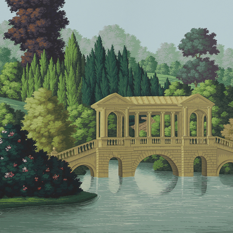 Обои ручная роспись English Landscape Gainsborough on scenic paper Обои ручная роспись English Landscape Gainsborough on scenic paper в Липецке | Loft Concept