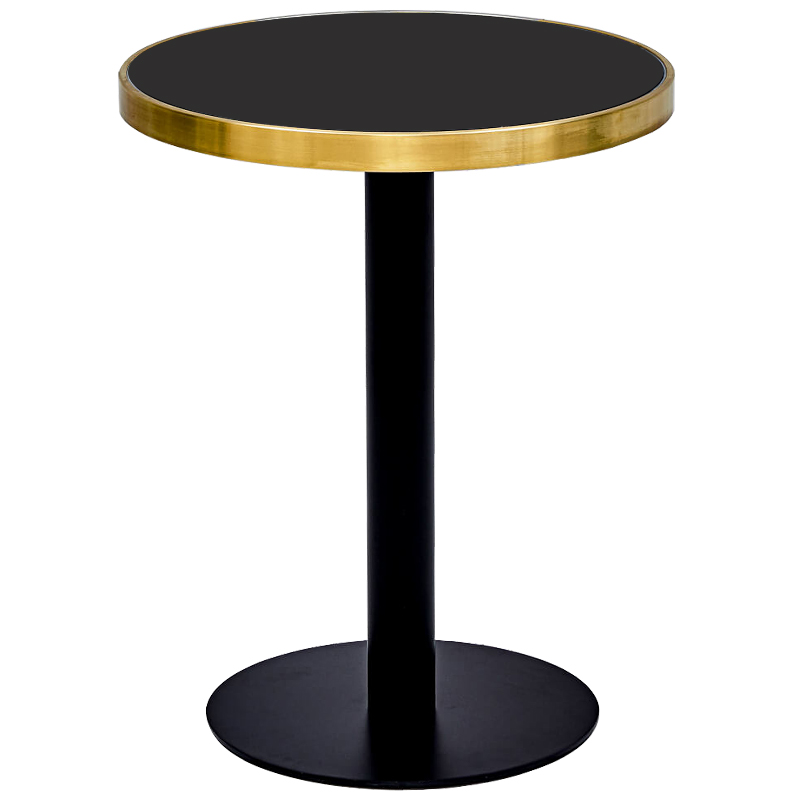 Обеденный стол Tadeo Dinner Table Глянцевое золото Черный Обеденный стол Tadeo Dinner Table Глянцевое золото Черный в Липецке | Loft Concept