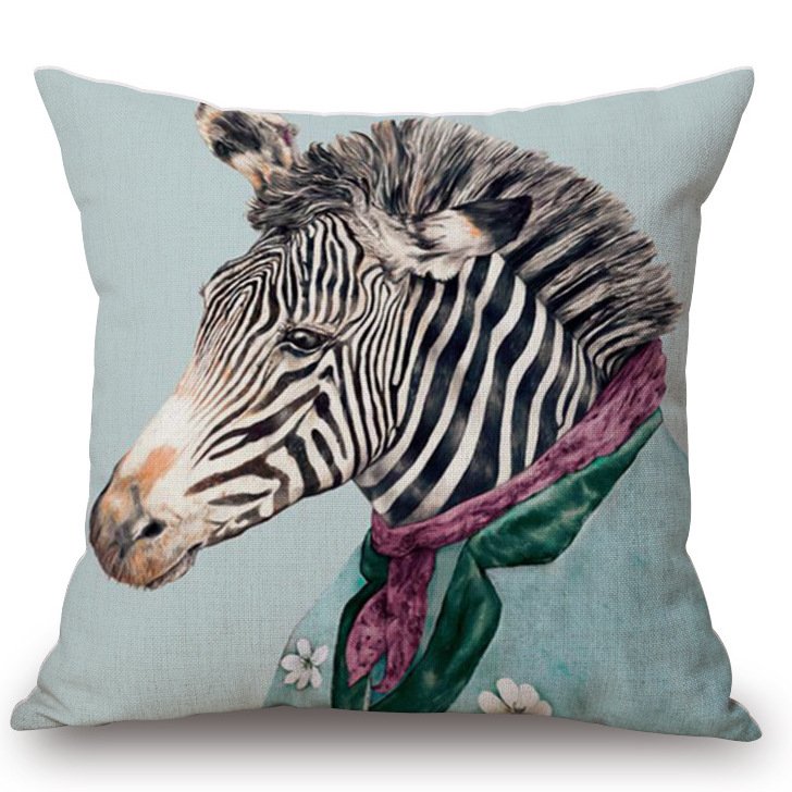 Декоративная подушка Zebra #2 Мульти Декоративная подушка Zebra #2 Мульти в Липецке | Loft Concept