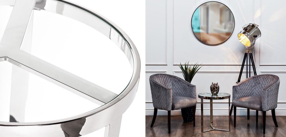 Приставной стол Neoclassic Tee Silver Приставной стол Neoclassic Tee Silver - Loft-Concept в Липецке
