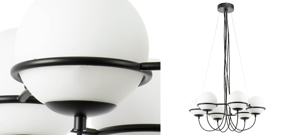Люстра Melissa Chandelier Black 6 Люстра Melissa Chandelier Black 6 - Loft-Concept в Липецке