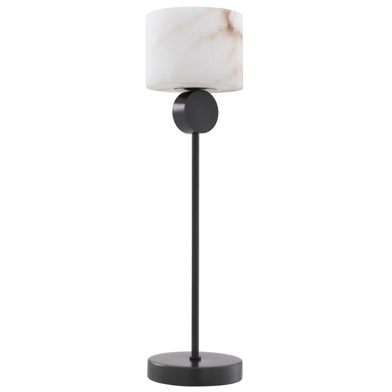 Настольная лампа Eichholtz Table Lamp Etruscan Bronze Темная бронза Белый Настольная лампа Eichholtz Table Lamp Etruscan Bronze Темная бронза Белый в Липецке | Loft Concept