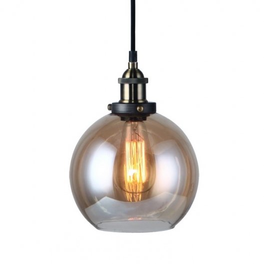 Подвесной светильник Amber Glass Cafe Pendant Янтарь (Amber) Подвесной светильник Amber Glass Cafe Pendant Янтарь (Amber) в Липецке | Loft Concept