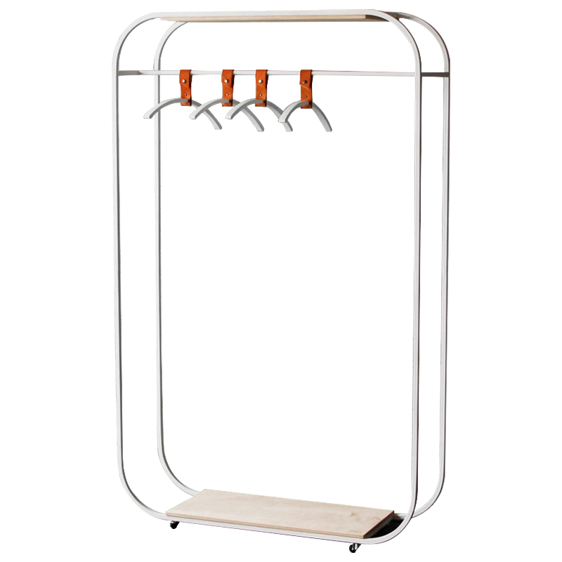 Рейл Austen Industrial Metal Rust Clothes Rail Древесина Белый Рейл Austen Industrial Metal Rust Clothes Rail Древесина Белый в Липецке | Loft Concept