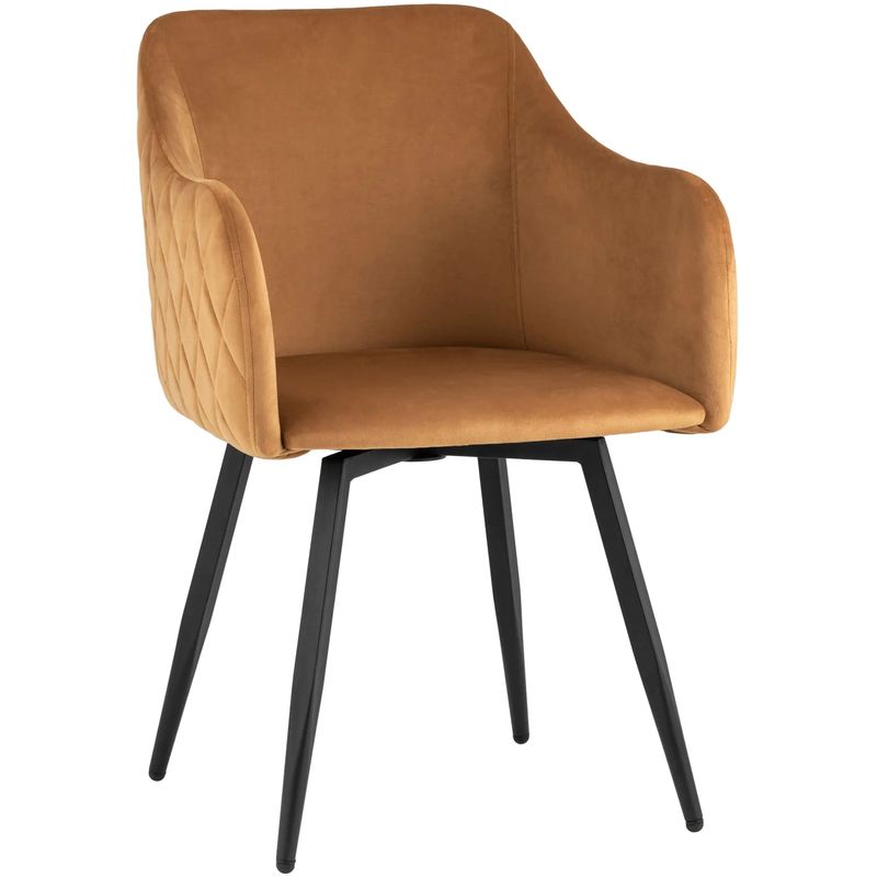 Стул Вращающийся Nika Chair Оранжевый Цвет Оранжевый Черный Стул Вращающийся Nika Chair Оранжевый Цвет Оранжевый Черный в Липецке | Loft Concept