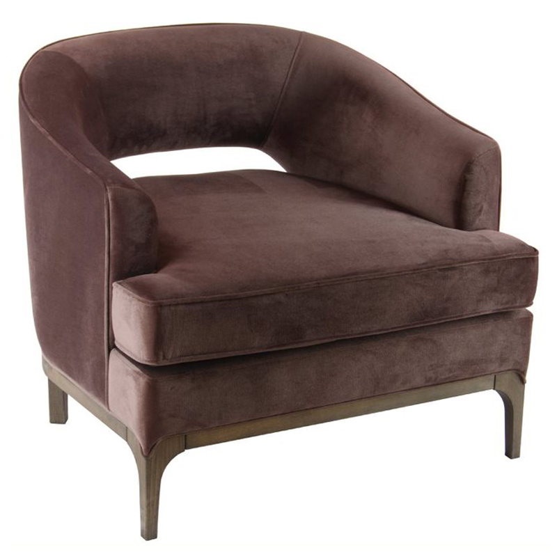 Кресло Jargini Chair velour Бургундский красный Кресло Jargini Chair velour Бургундский красный в Липецке | Loft Concept