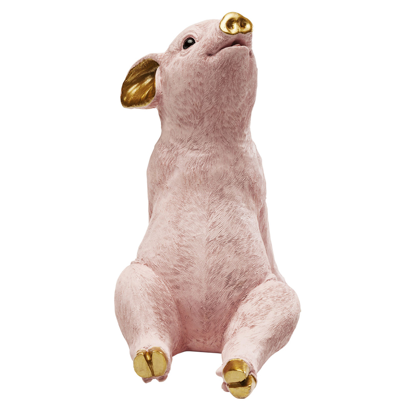 Статуэтка Funny Animals Pig Розовый Золотой Статуэтка Funny Animals Pig Розовый Золотой в Липецке | Loft Concept