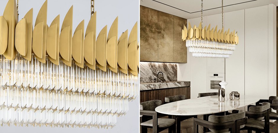 Подвесной светильник KEBO KING CHANDELIER Rectangle Подвесной светильник KEBO KING CHANDELIER Rectangle - Loft-Concept в Липецке