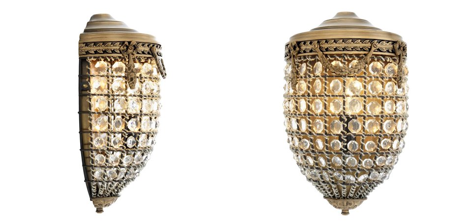 Бра Eichholtz Wall Lamp Emperor Brass - Loft-Concept в Липецке