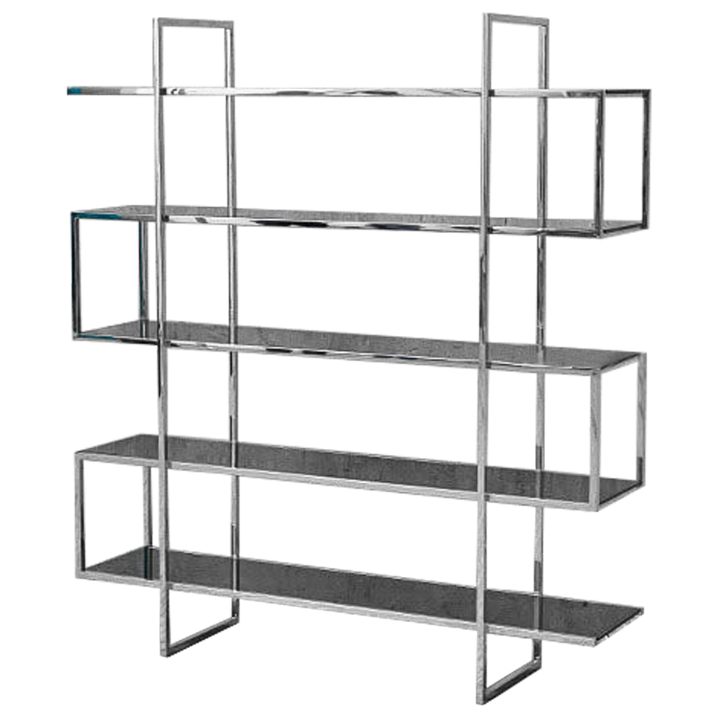 Стеллаж Maze Rack Прозрачный черный Хром Стеллаж Maze Rack Прозрачный черный Хром в Липецке | Loft Concept