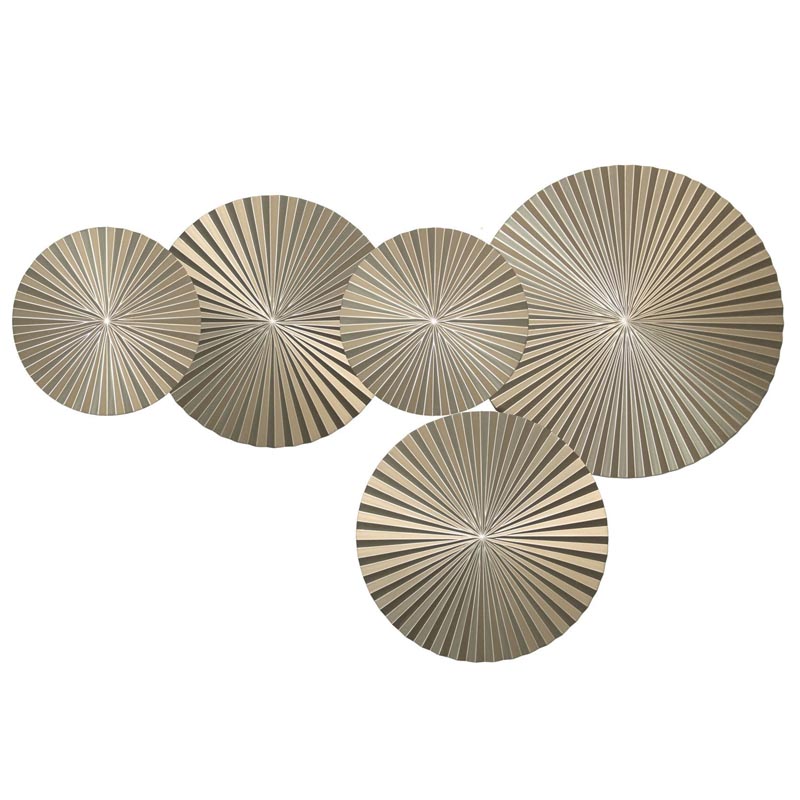 Арт-объект Apollo Champagne Wall Plaque Disc 5 Золотой Шампань Арт-объект Apollo Champagne Wall Plaque Disc 5 Золотой Шампань в Липецке | Loft Concept