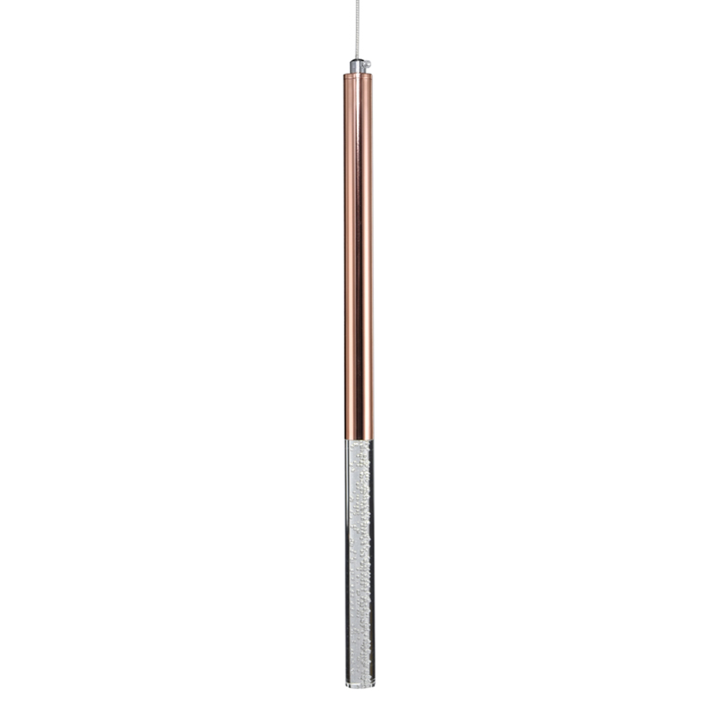Подвесной светильник Trumpet tube boiling pink gold Розовое золото Прозрачный Подвесной светильник Trumpet tube boiling pink gold Розовое золото Прозрачный в Липецке | Loft Concept