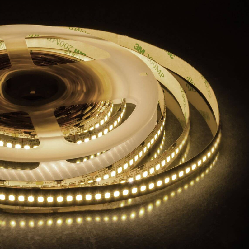 Светодиодная лента 26W/m 240Led/m 2835SMD теплый белый Белый Светодиодная лента 26W/m 240Led/m 2835SMD теплый белый Белый в Липецке | Loft Concept