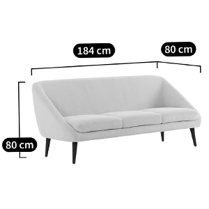 Трехместный диван с обивкой из велюра Belanger Sofa Трехместный диван с обивкой из велюра Belanger Sofa в Липецке