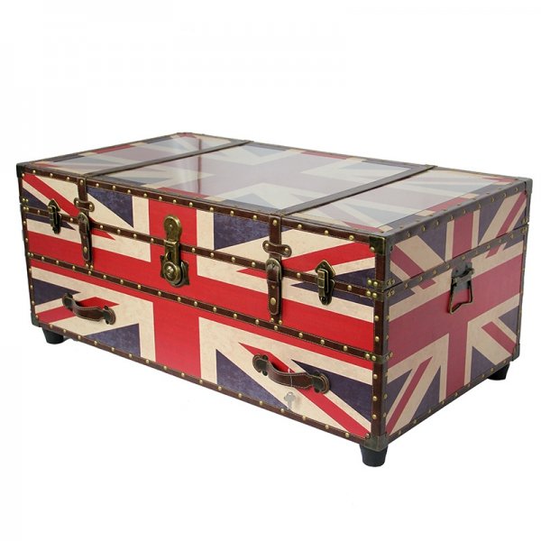 Сундук Union Jack Traveler Style Сундук Union Jack Traveler Style в Липецке | Loft Concept