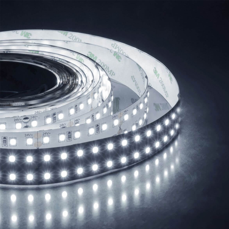 Светодиодная лента 38W/m 240Led/m 2835SMD холодный белый Белый Светодиодная лента 38W/m 240Led/m 2835SMD холодный белый Белый в Липецке | Loft Concept