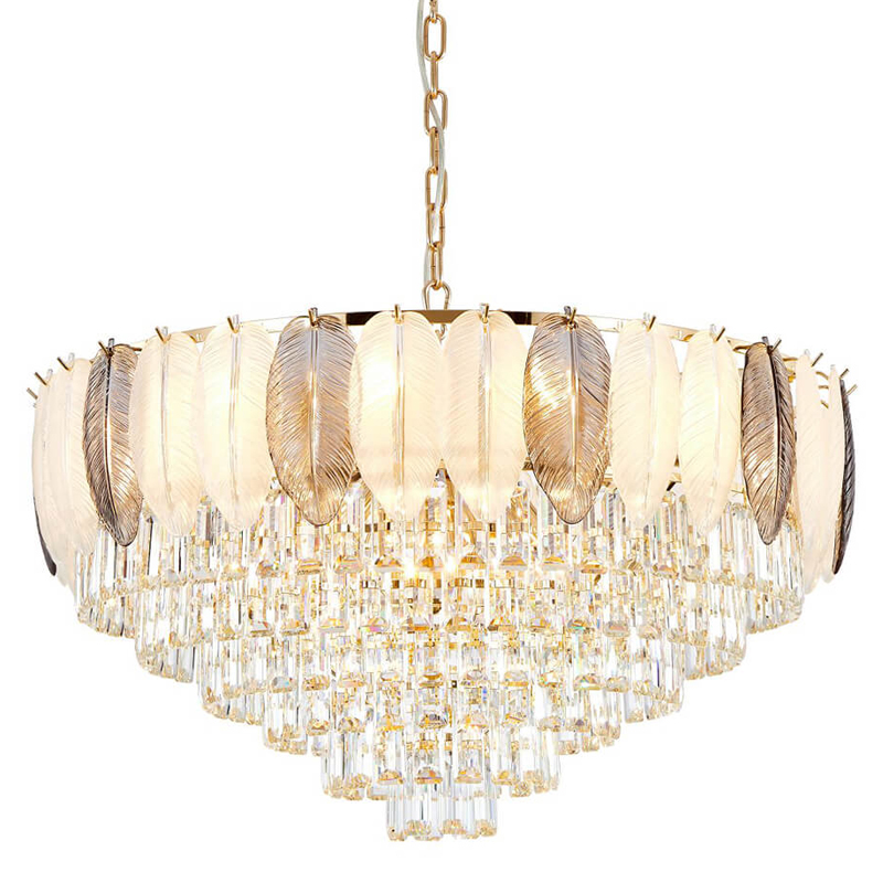 Люстра Crystal in Petals Chandelier 79 Глянцевое золото Люстра Crystal in Petals Chandelier 79 Глянцевое золото в Липецке | Loft Concept