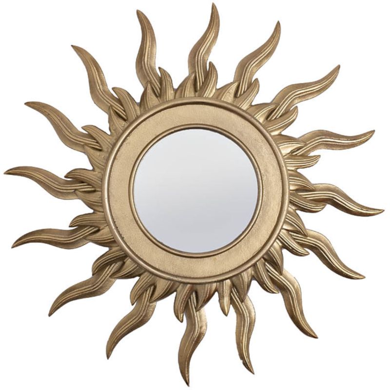 Зеркало настенное Bright sun Золотой Зеркало Зеркало настенное Bright sun Золотой Зеркало в Липецке | Loft Concept