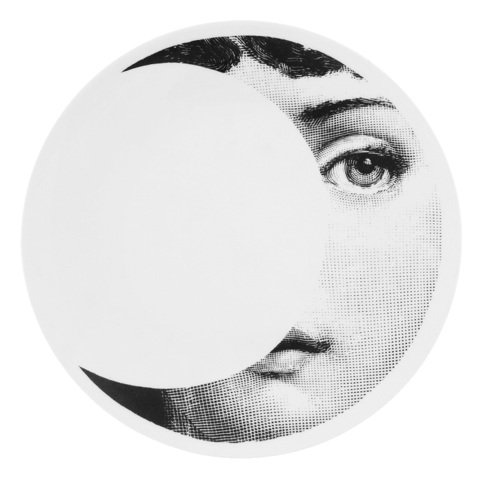 Декоративная тарелка Fornasetti 039 Черный Декоративная тарелка Fornasetti 039 Черный в Липецке | Loft Concept
