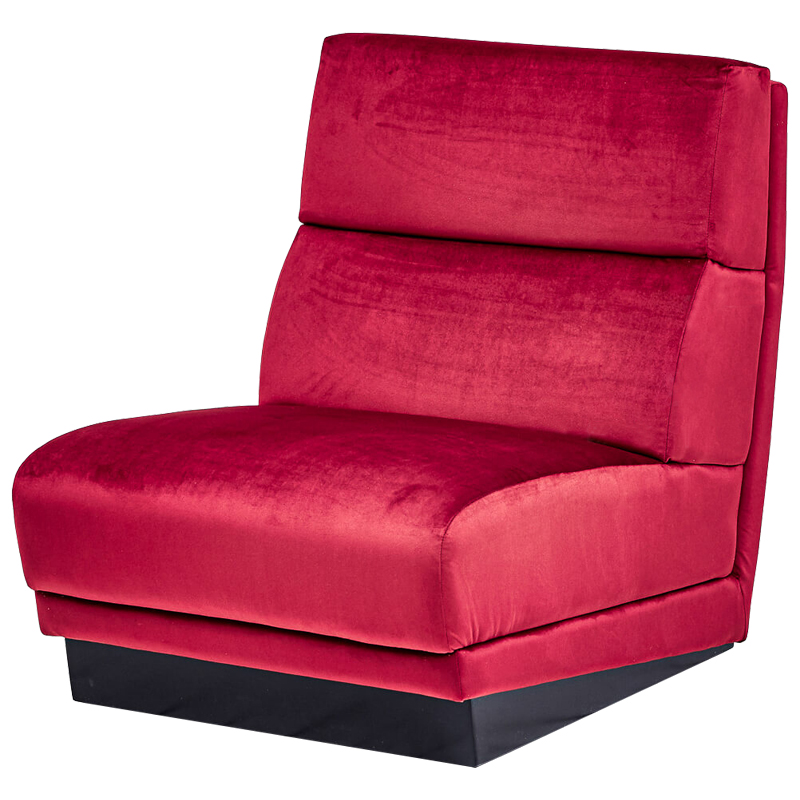 Кресло Berkeley Chair Crimson Малиновый (Crimson) Черный Кресло Berkeley Chair Crimson Малиновый (Crimson) Черный в Липецке | Loft Concept