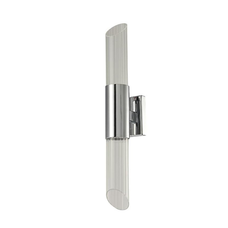 Бра Glass Rod Light chrome Хром Прозрачное Стекло Бра Glass Rod Light chrome Хром Прозрачное Стекло в Липецке | Loft Concept